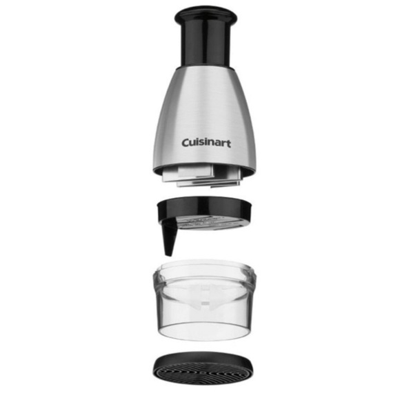 Cuisinart Stainless Steel and Black Manual Chopper - Picture 3 of 3